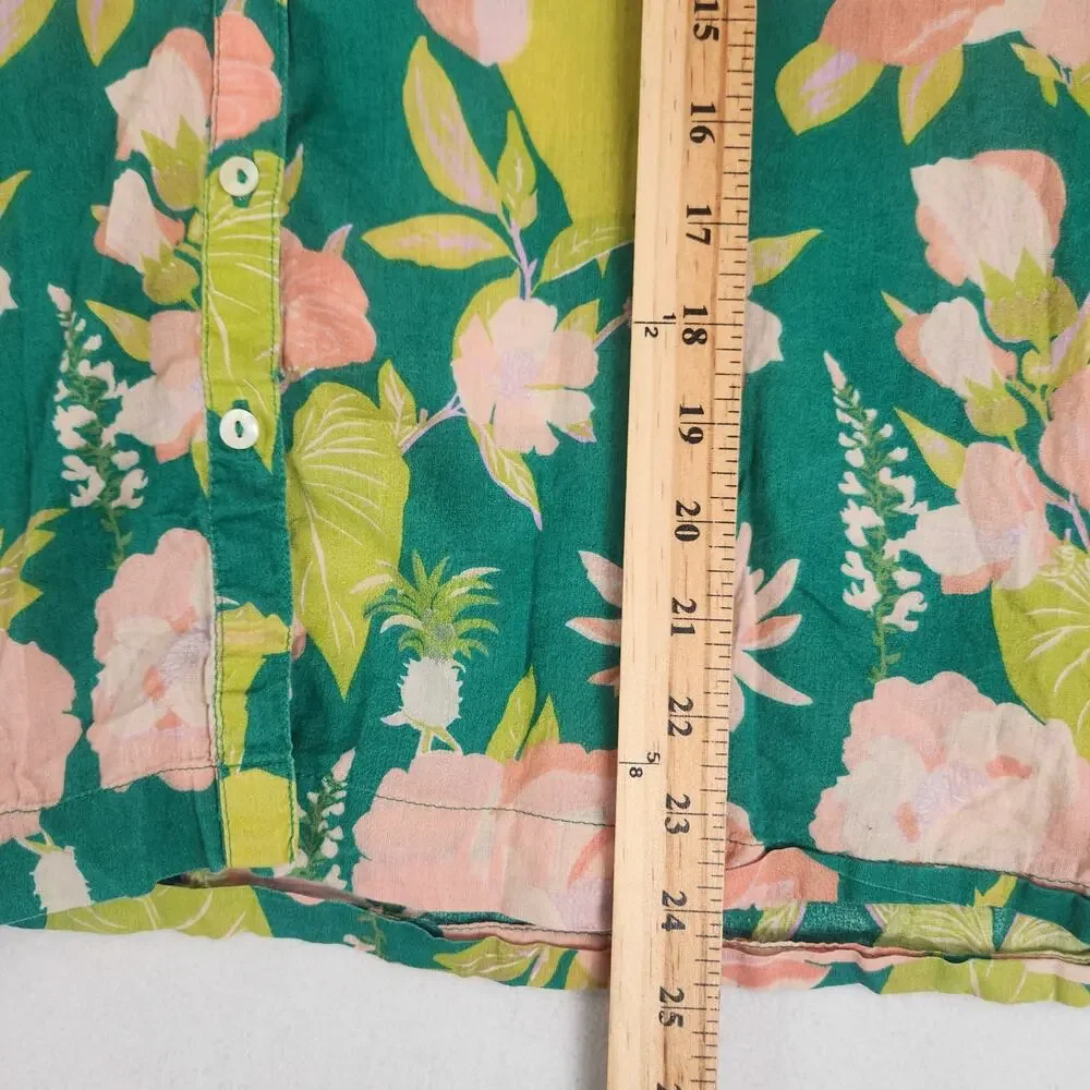 Natural Life Women’s Floral Skirt/Top Set SZ LG Breathable Lightweight EUC - Picture 13 of 14